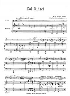 Kol Nidrei op. 47 von Max Bruch 