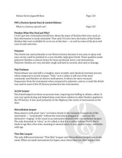 Fender Electric Guitars & Basses 