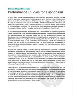 Steven Mead Presents: Performance Studies 