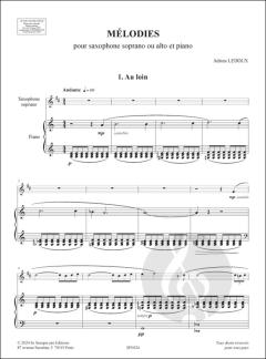 Mélodies von Adrien Ledoux 