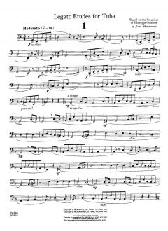 Legato Etudes For Tuba von J. Shoemaker im Alle Noten Shop kaufen