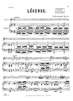 Legende Op. 17 von Henryk Wieniawski 