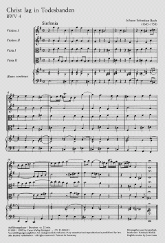 Christ lag in Todes Banden von Johann Sebastian Bach (Download) 