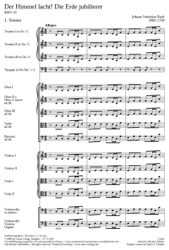 Der Himmel lacht! Die Erde jubilieret von Johann Sebastian Bach (Download) 