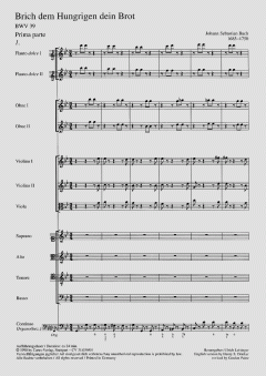 Brich dem Hungrigen dein Brot (J.S. Bach) 