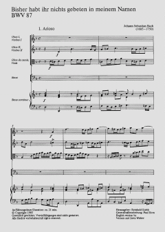Bisher habt ihr nichts gebeten in meinem Namen von Johann Sebastian Bach (Download) 