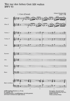 Wer nur den lieben Gott lässt walten von Johann Sebastian Bach (Download) 