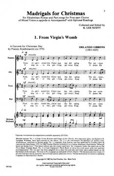 Madrigals For Christmas 