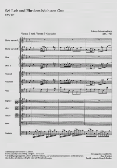Sei Lob und Ehr dem höchsten Gut (J.S. Bach) 