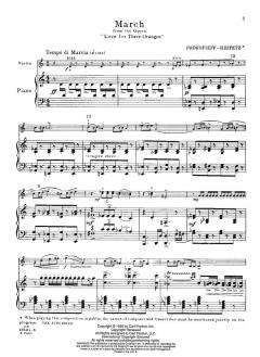 March From 'Love Of Three Oranges' von Sergei Sergejewitsch Prokofjew 