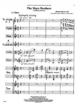 The Marx Brothers von Henry Brant 