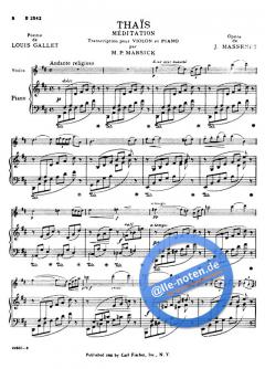 Meditation from Thais von Jules Massenet 