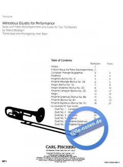 Melodious Etudes For Performance von Marco Bordogni 