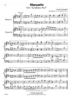 Menuetto from 'Symphony No. 3' von Franz Schubert 