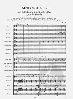 Symphonie Nr. 9 d-Moll op. 125 von Ludwig van Beethoven 