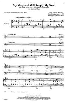 My Shepherd Will Supply My Need 