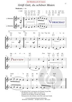 18 Volks- und Kinderlieder für 1-2 Melodica 