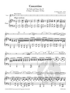 Concertino op. 25 in D-Dur 