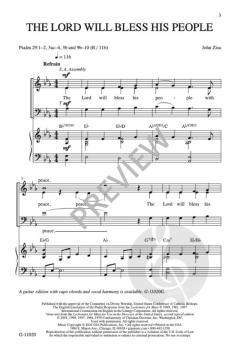 The Lord Will Bless His People 