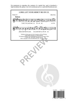 Lord, Let Your Mercy Be on Us 