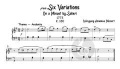 Early Piano Works von Wolfgang Amadeus Mozart (Download) 