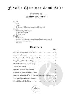 Flexible Christmas Carol Trios 