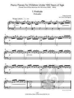 Piano Pieces for Children under 100 Years of Age 