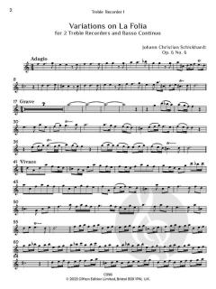 Variations on La Folia von Johann Schickhardt 