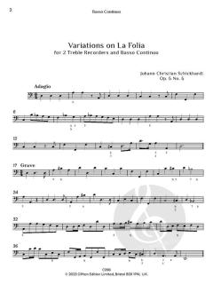 Variations on La Folia von Johann Schickhardt 