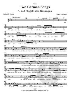 2 German Songs von Franz Lachner (Download) 