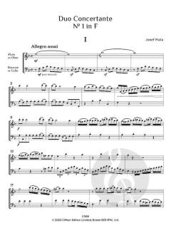 Duo Concertante von Josef Fiala 