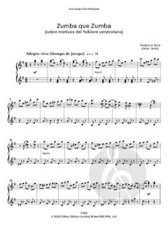 Venezuelan Treasures for the Piano von Federico Ruiz (Download) 