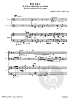Trio Nr. 5 - Kl. Reminiszenzen 