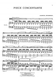 Pièce Concertante von Eugene Rousseau 