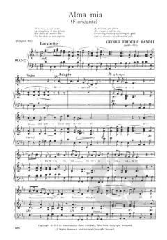 45 Arien aus Opern und Oratorien Band 3 für tiefe Stimme von Georg Friedrich Händel 