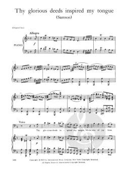 45 Arien aus Opern und Oratorien Band 3 für tiefe Stimme von Georg Friedrich Händel 