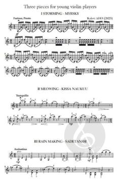 3 pieces for young violin players  im Alle Noten Shop kaufen