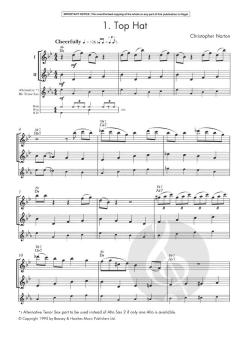 Microjazz Saxophone Duets von Christopher Norton 