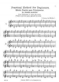 Practical Method for Beginners, Op. 599 von Carl Czerny 