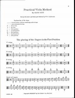 Practical Viola Method von Hans Sitt im Alle Noten Shop kaufen