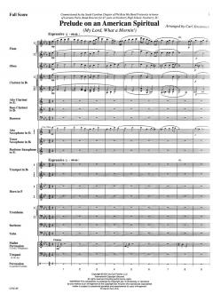 Prelude On an American Spiritual (My Lord, What A Morning) 