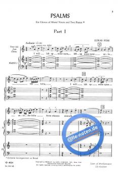 Psalms von Lukas Foss 