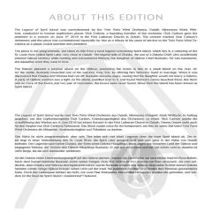 The Legend of Spirit Island von Philip Sparke 