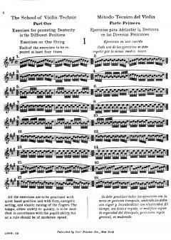 The School Of Violin Technic Book 1 von Henry Schradieck im Alle Noten Shop kaufen