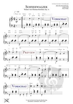 Schneewalzer von Thomas Koschat 