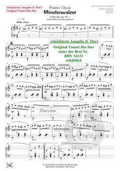Minutenwalzer - Valse Op. 64, Nr. 1 von Frédéric Chopin 