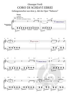 Coro di schiavi ebrei von Giuseppe Verdi 