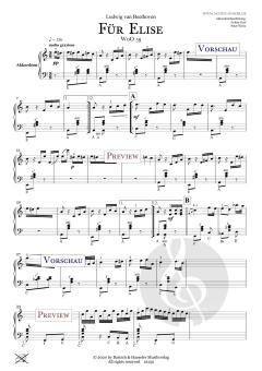 Für Elise von Ludwig van Beethoven 