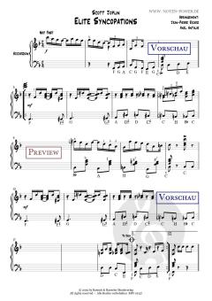 Elite Syncopations von Scott Joplin 