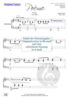 Poéme von Zdenék Fibich 